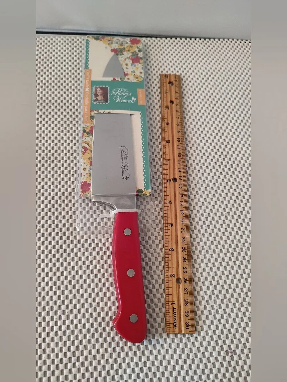 The Pioneer Woman Chef's Knife 8in Stainless Steel Red 2017
